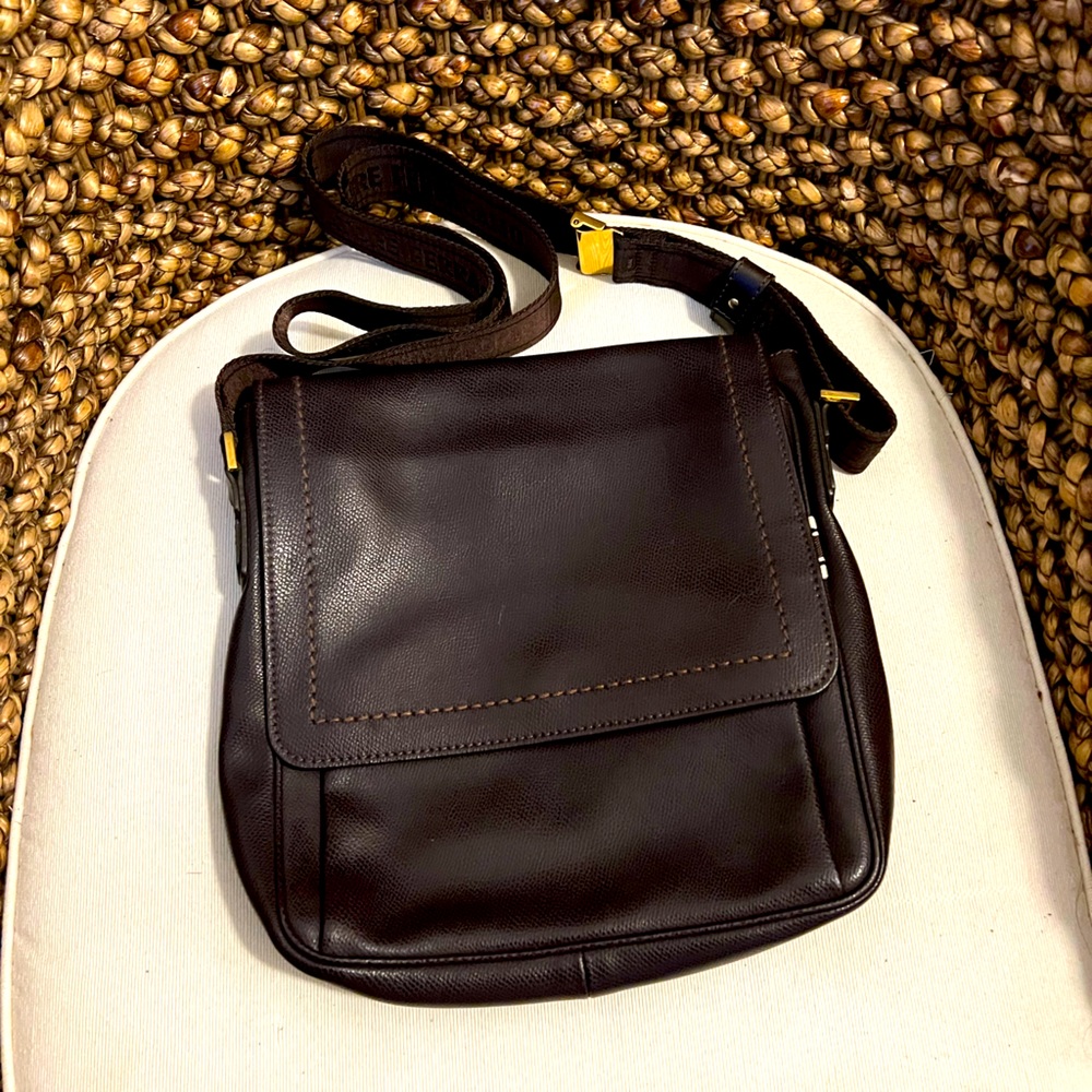 Salvatore Ferragamo crossbody brown leather bag